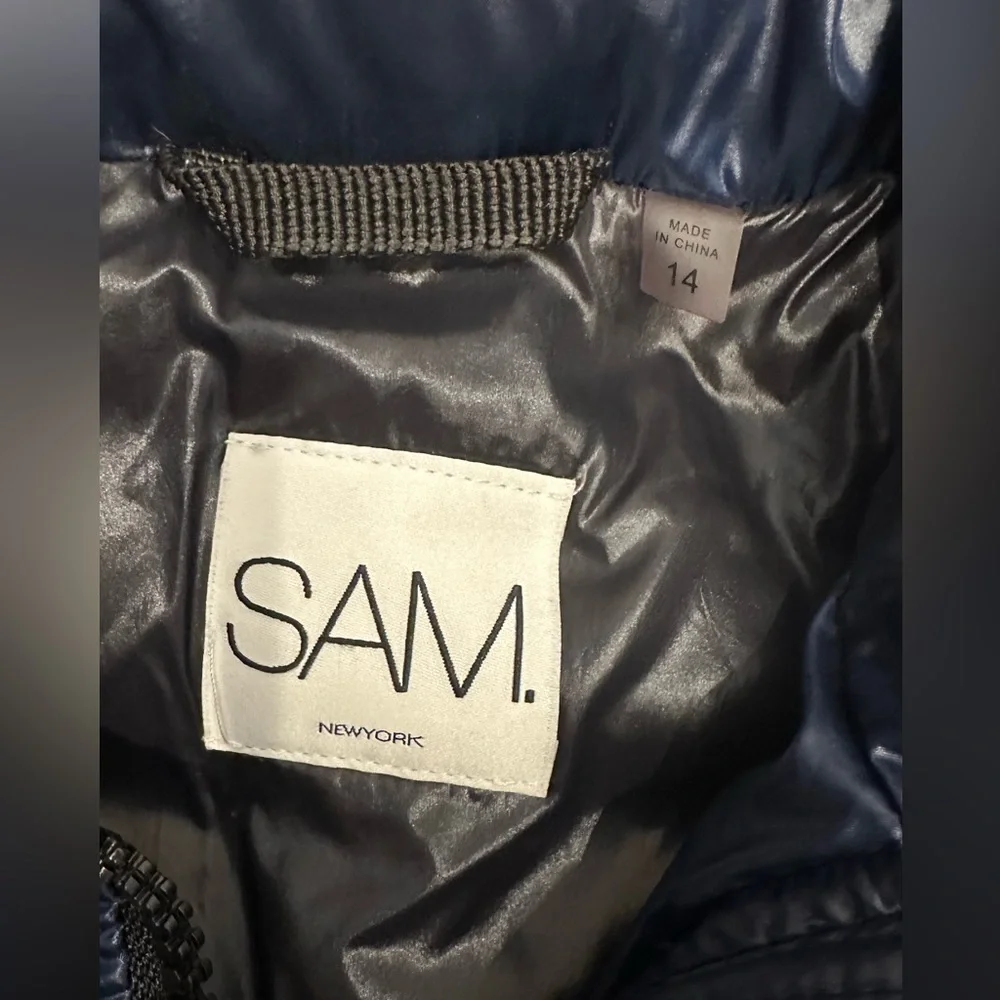🤎 SAM. Girls Navy Puffer Vest 🤎
